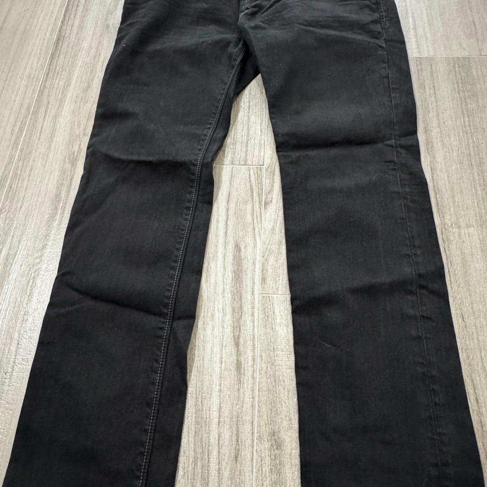 Express Men's Black Straight Jeans Retro Y2K